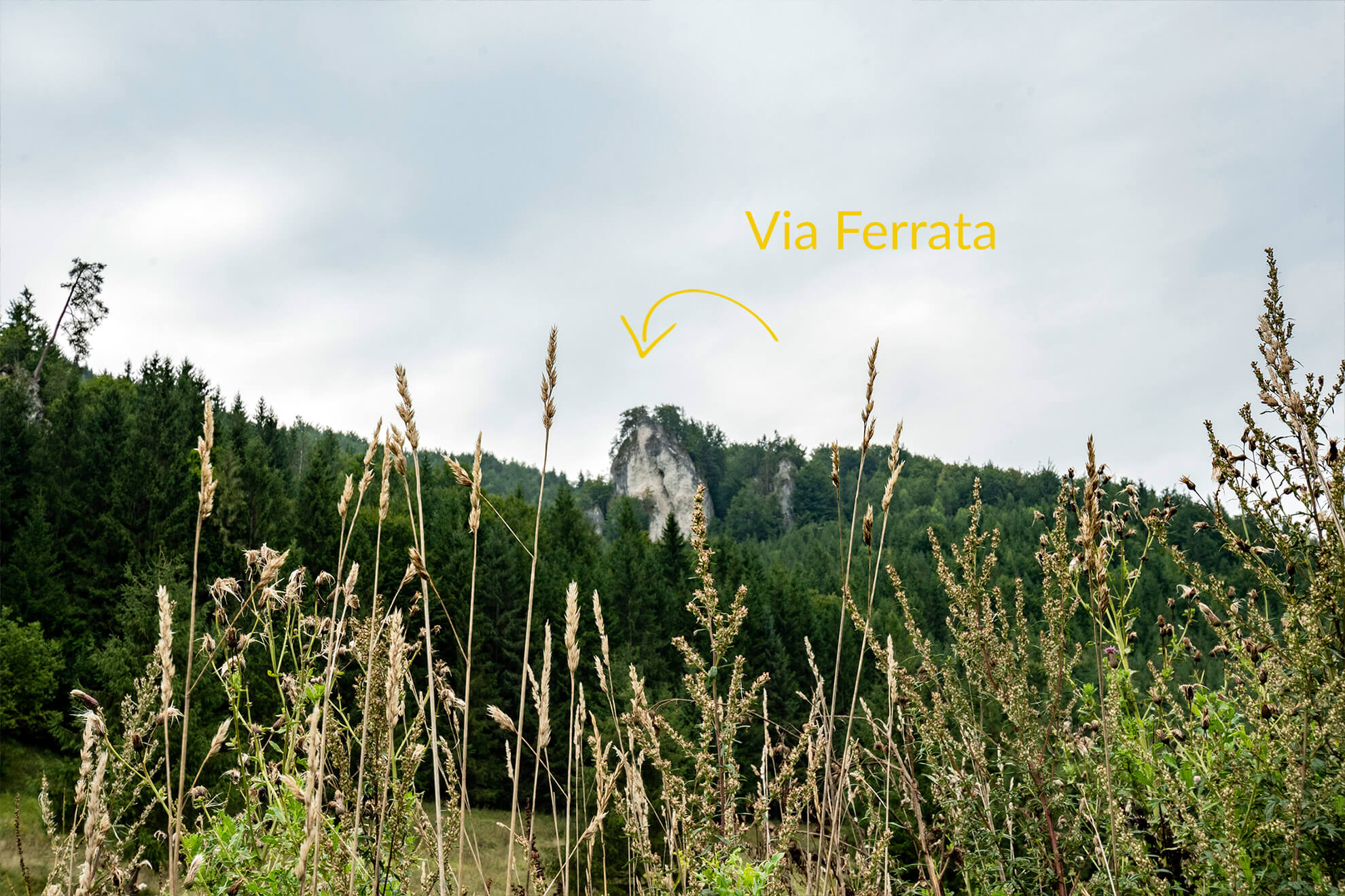 Via Ferrata Dwie wieże Słowacja